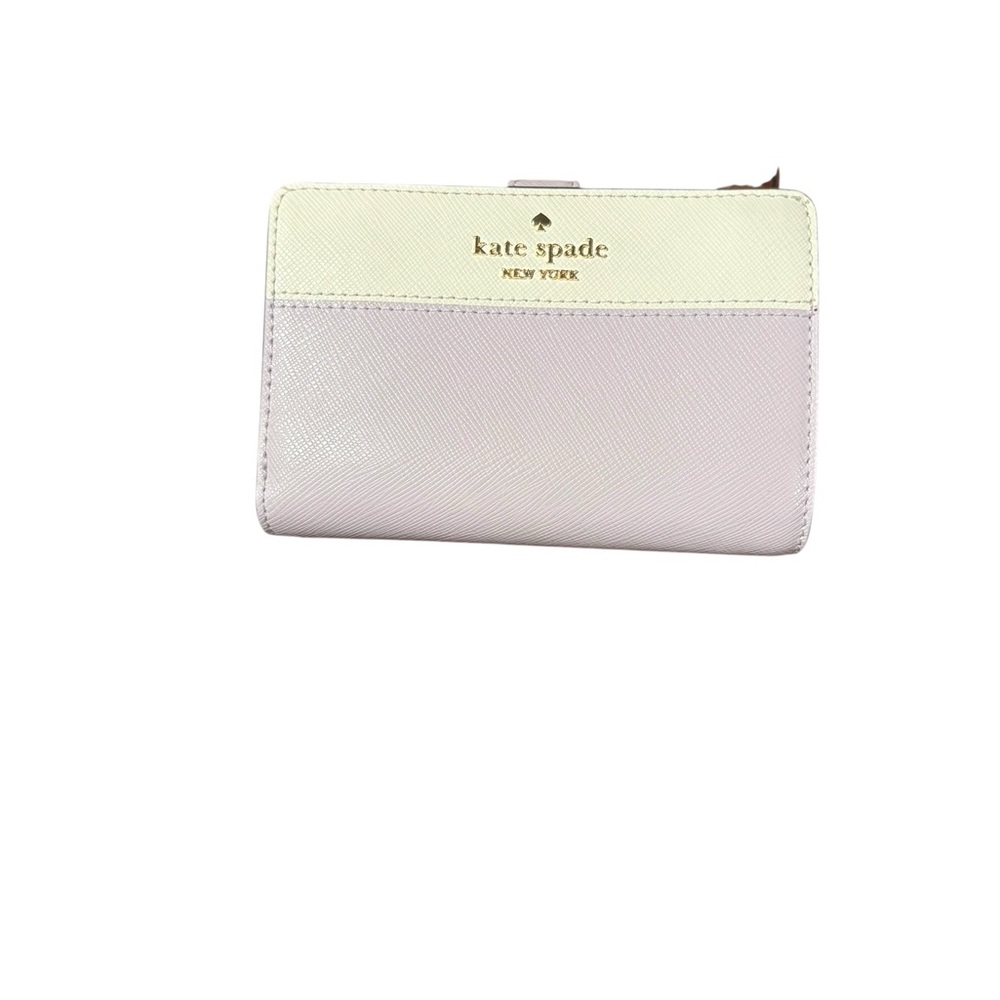 Kate Spade Two-Tone Cream and Pink Wallet